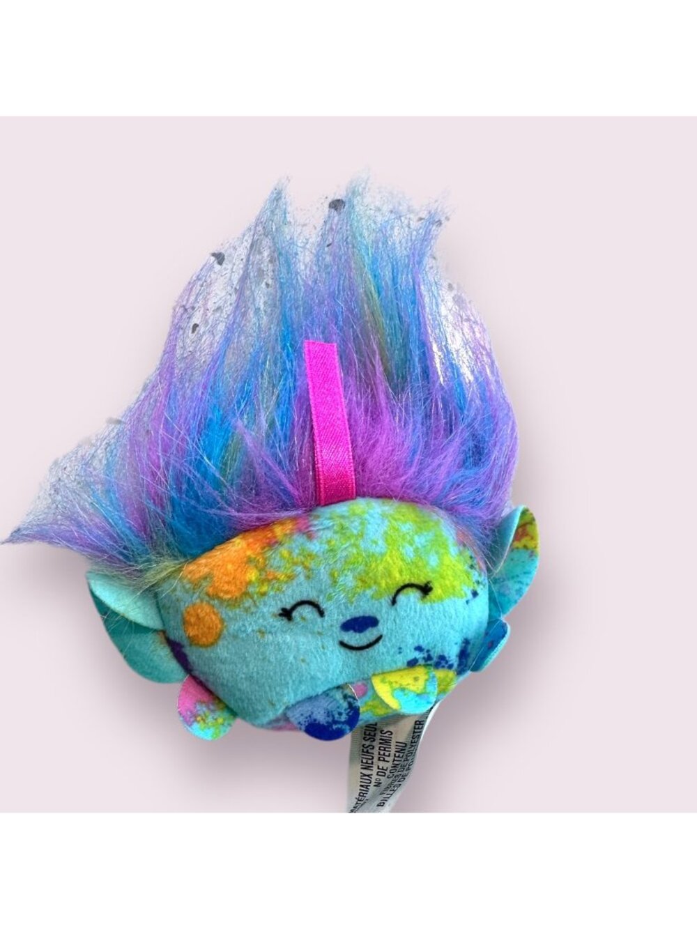 DreamWorks Trolls Harper the Artist Hasbro Mini Plush Rainbow Troll Doll